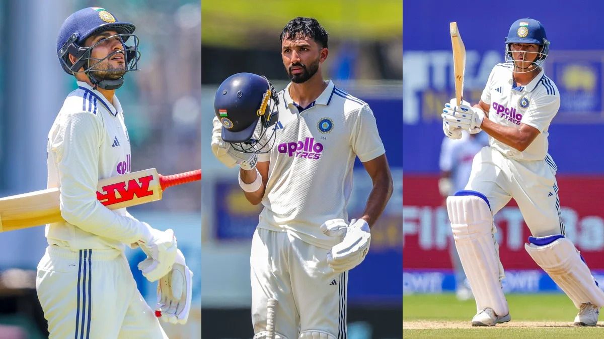 Shubman Gill, Devdutt Padikkal and Yashasvi Jaiswal | X