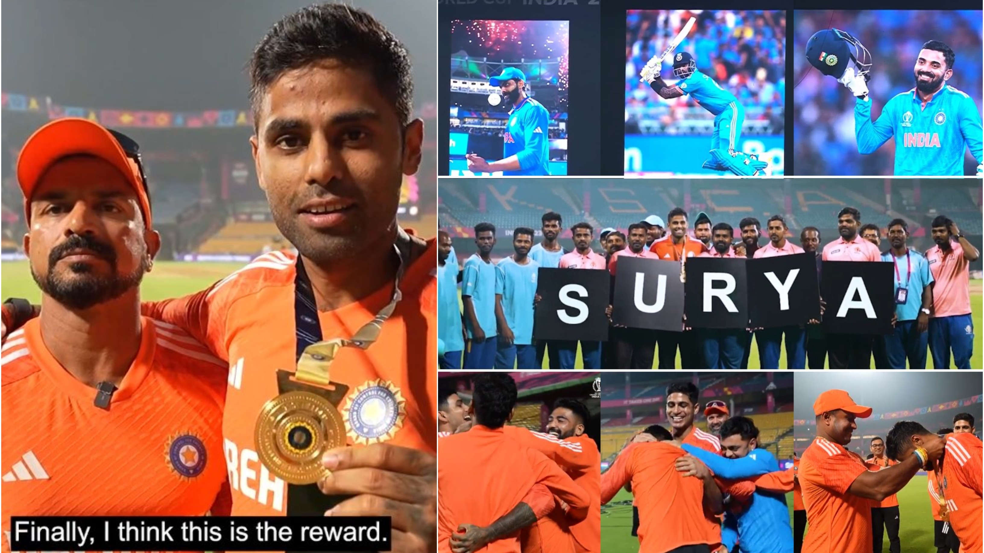 CWC 2023: WATCH – Suryakumar Yadav wins best fielder medal after India’s last league match against Netherlands