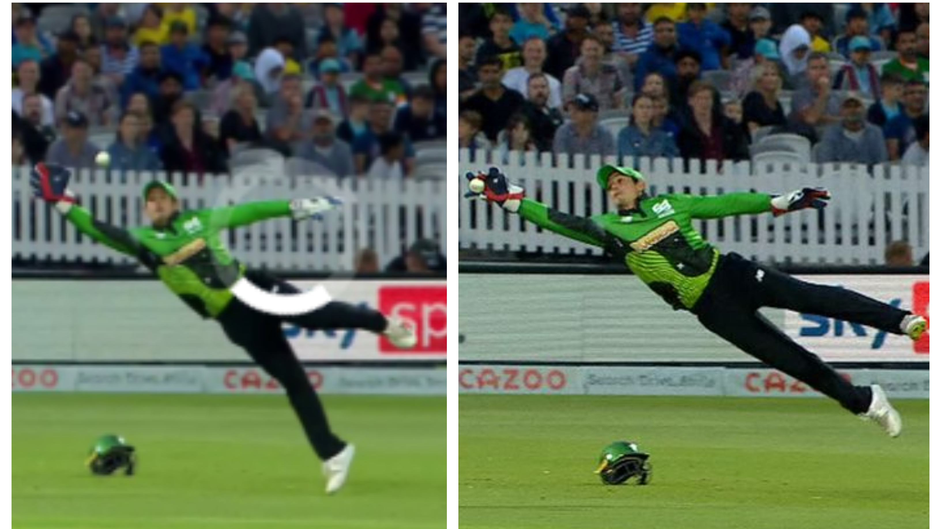The Hundred: WATCH – Quinton de Kock’s acrobatic one-handed stunner to get rid of Josh Inglis