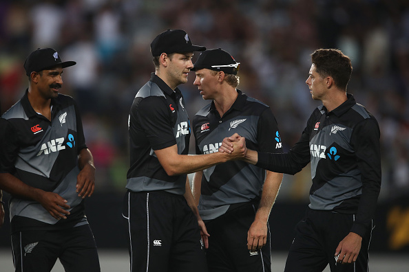 Debutant Jacob Duffy picked four wickets to aid NZ win the match | Getty