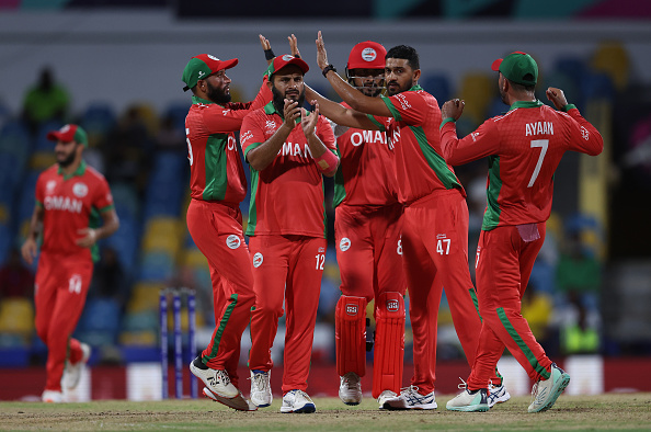 Oman gave a tough fight to Namibia in their opening match | Getty