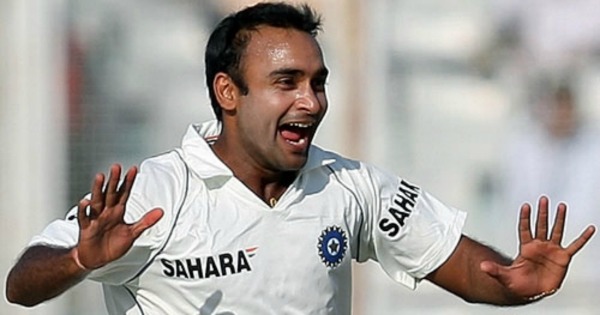 Amit Mishra picked a fifer on his Test debut in 2008