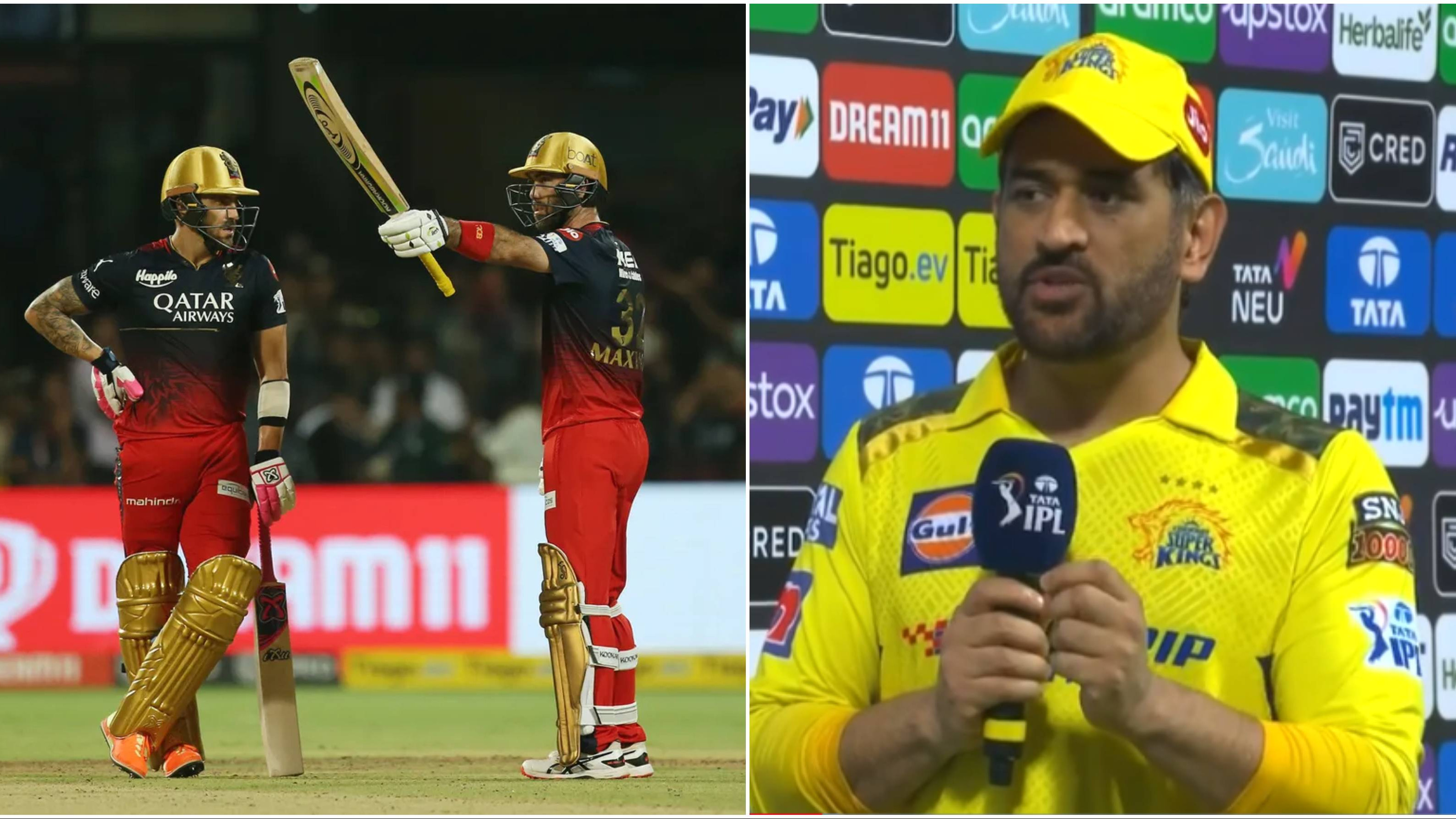 IPL 2023: “If Faf and Maxi had continued…” MS Dhoni reveals how he kept calm during Maxwell-Du Plessis carnage