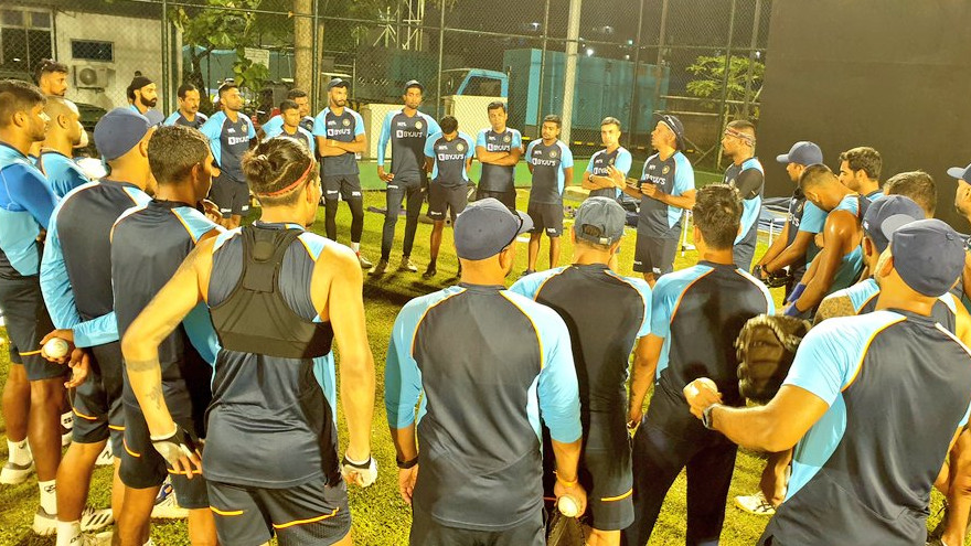 SL v IND 2021: Team India has its first practice session under lights; BCCI shares photo