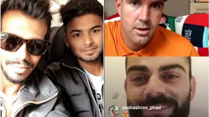 Chahal and Pant leave hilarious comments on Pietersen-Virat's Instagram live chat