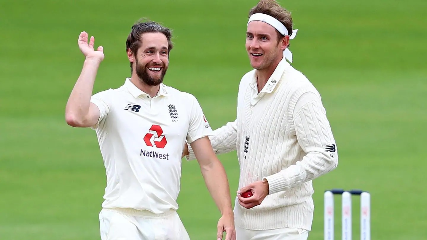 Chris Woakes' 5 and Broad's 4 wickets in 2nd WI innings earned England a 269-run win