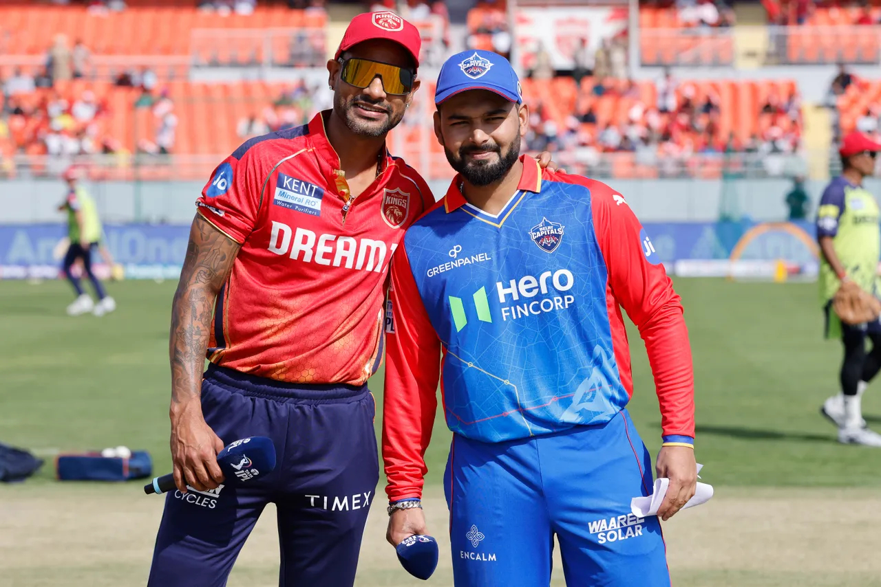 Rishabh Pant with Shikhar Dhawan | IPL-BCCI