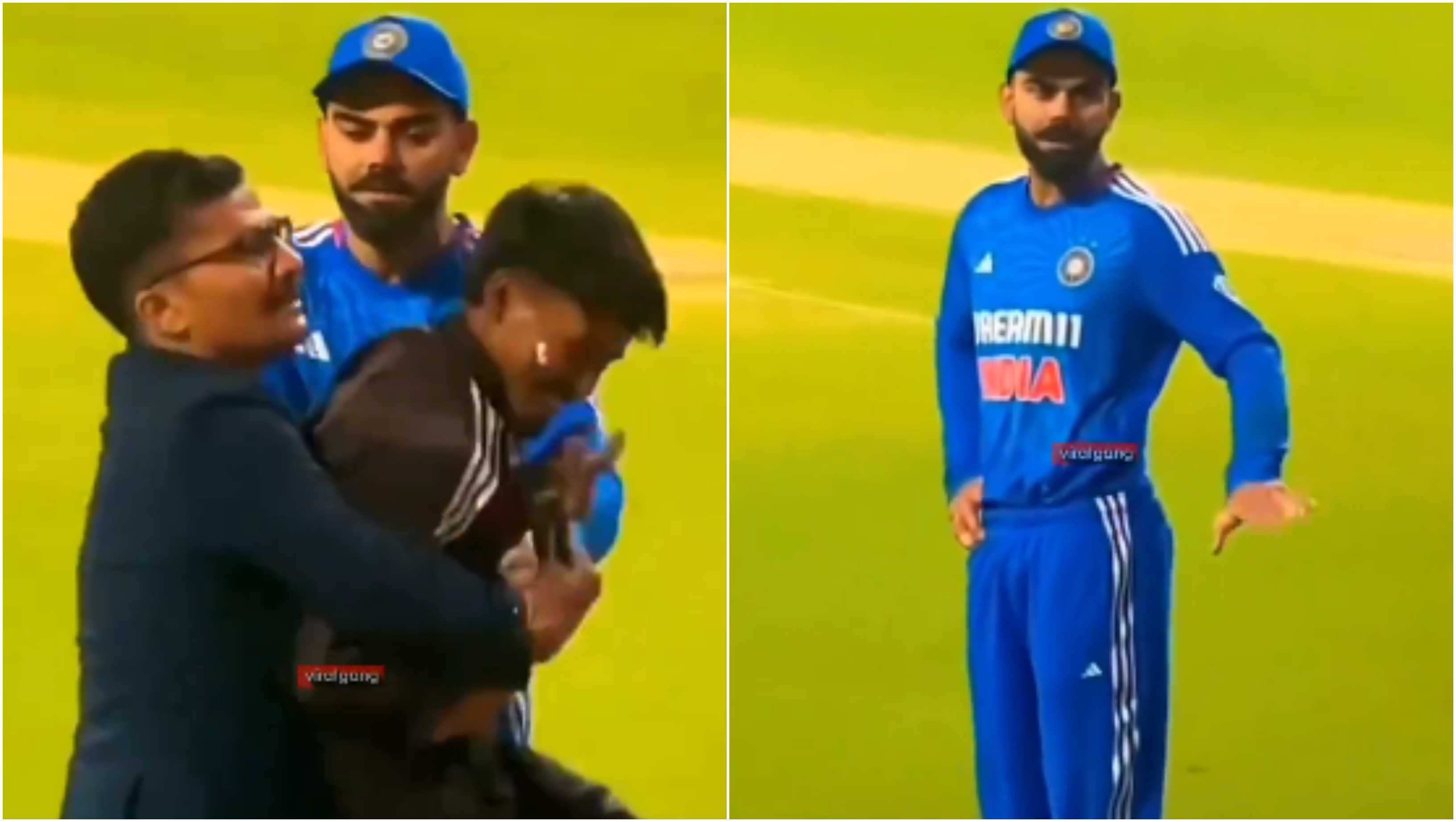 Virat Kohli showed his gentle side | Screengrab