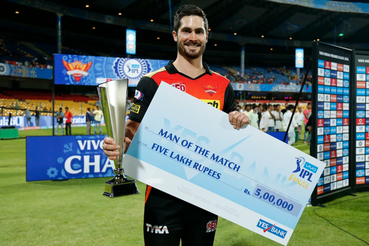 Ben Cutting won Player of the Match in IPL 2016 final against RCB | Getty