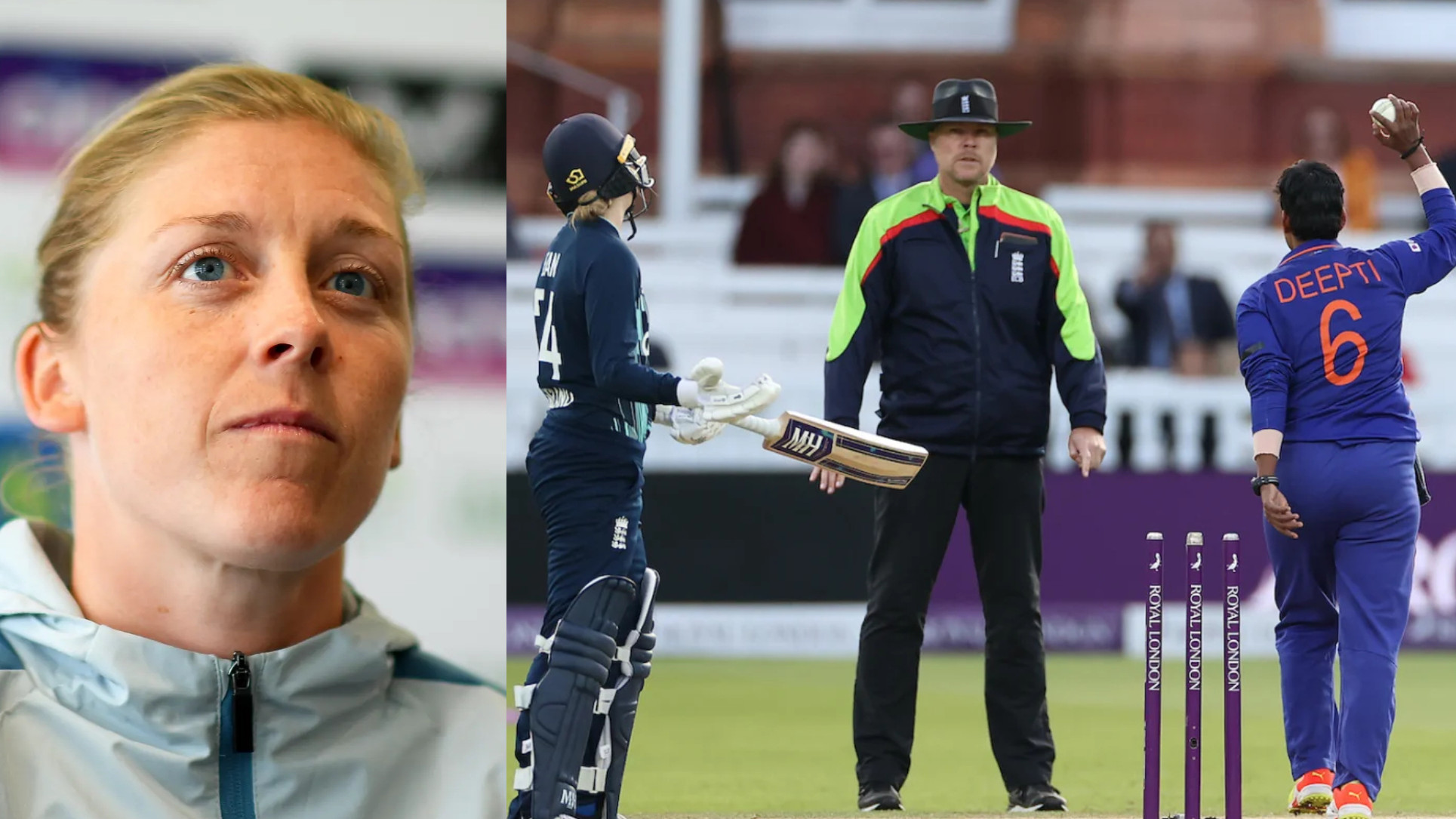 “No warnings were given, India don't need to lie,” England’s Heather Knight refutes Deepti Sharma’s claims