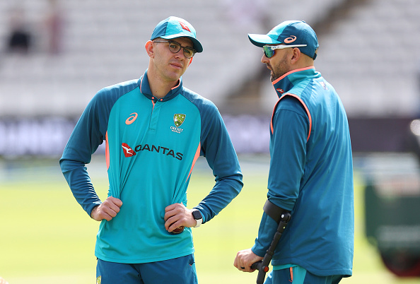 Nathan Lyon with Todd Murphy | Getty