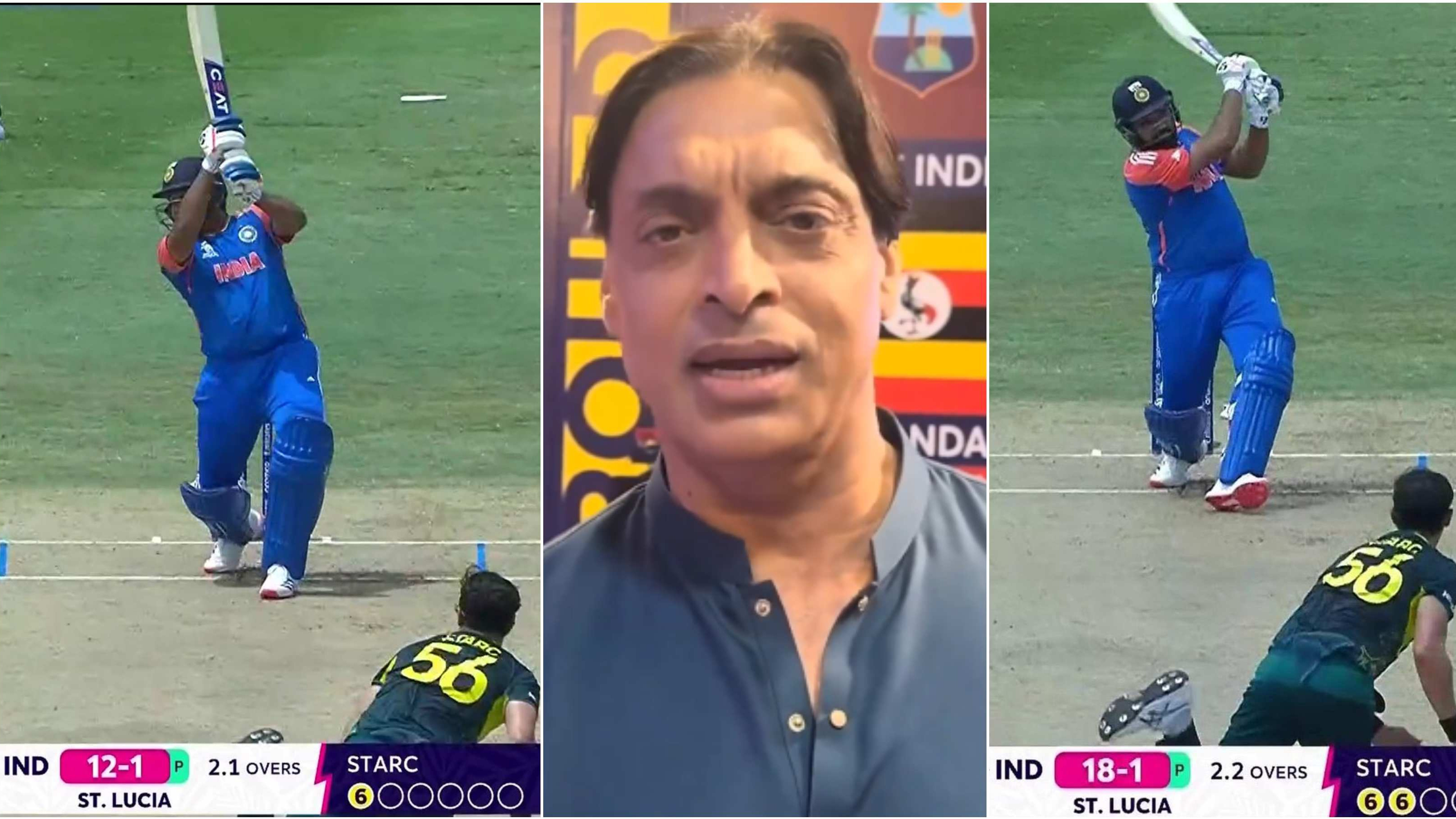 WATCH: “Rohit ne kya fainti lagayi hai Mitchell Starc ki,” Shoaib Akhtar lauds Indian captain’s match-winning 92 vs Australia
