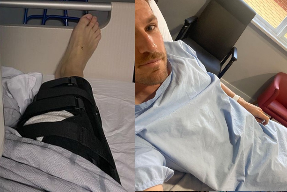  Aaron Finch has undergone successful knee surgery | Instagram
