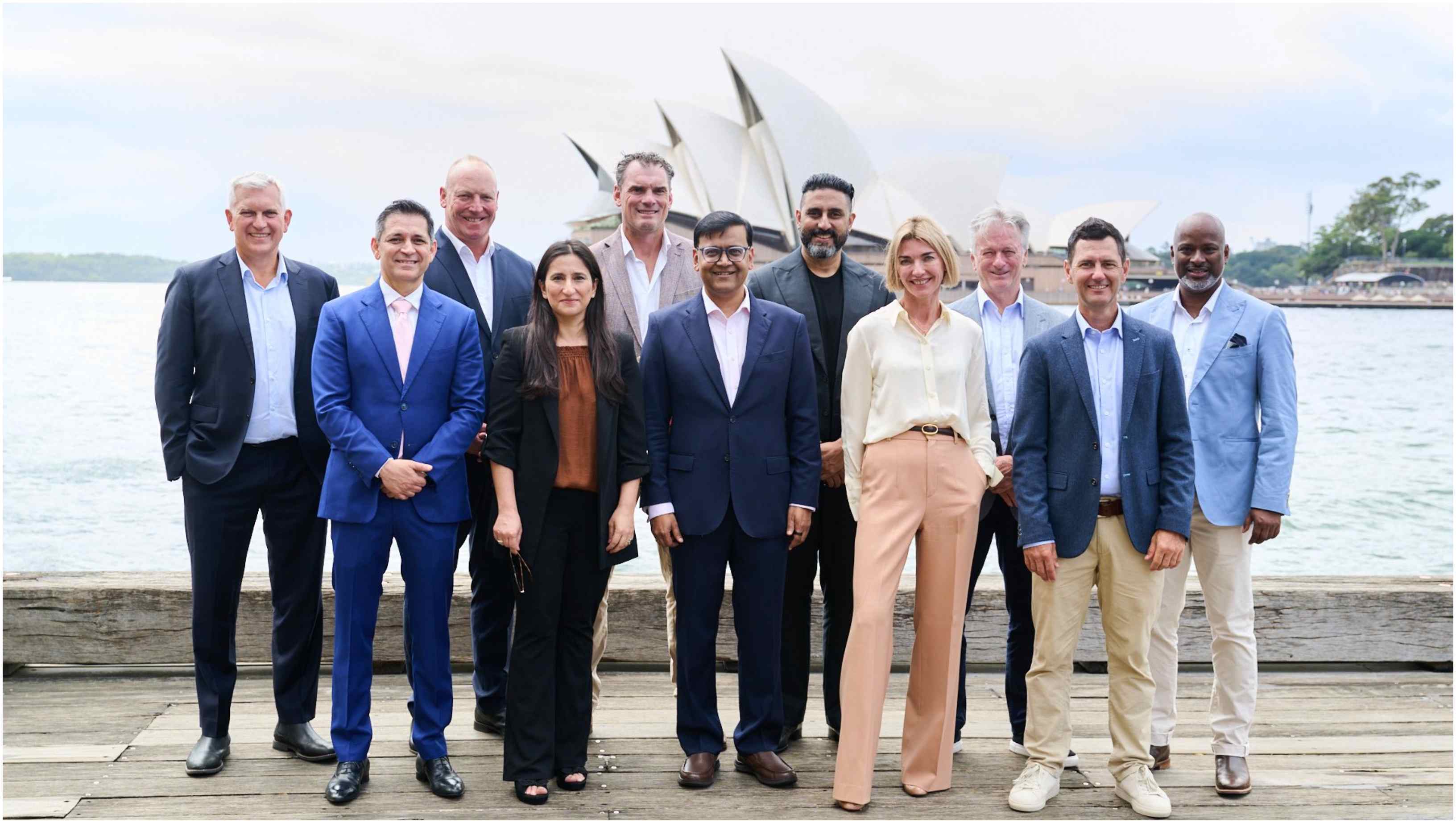 Steve Waugh (centre) is one among the franchise owners in a new European Twenty20 league | @etplofficial/X