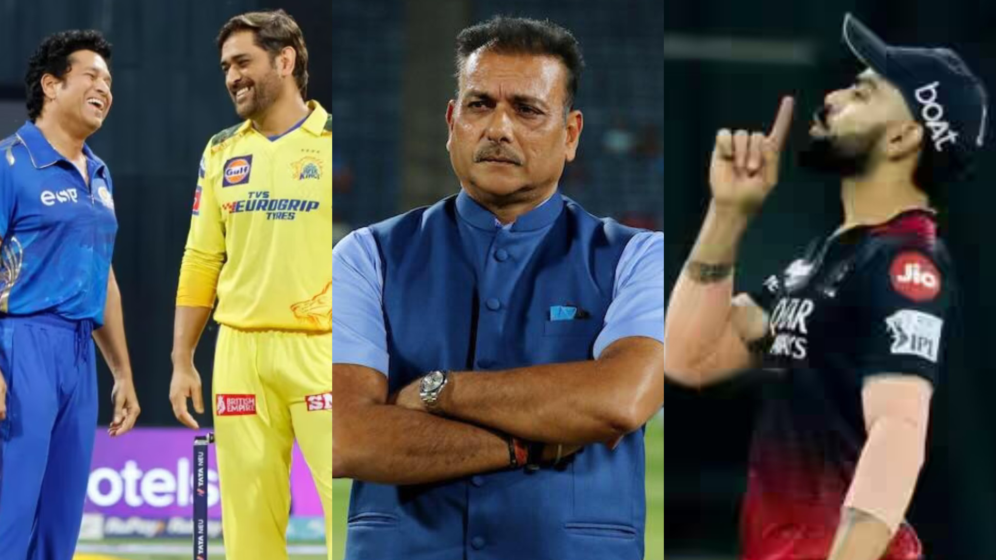 IPL 2023: “There will be a camera on you”- Shastri warns Kohli on his behavior; gives example of Tendulkar and Dhoni