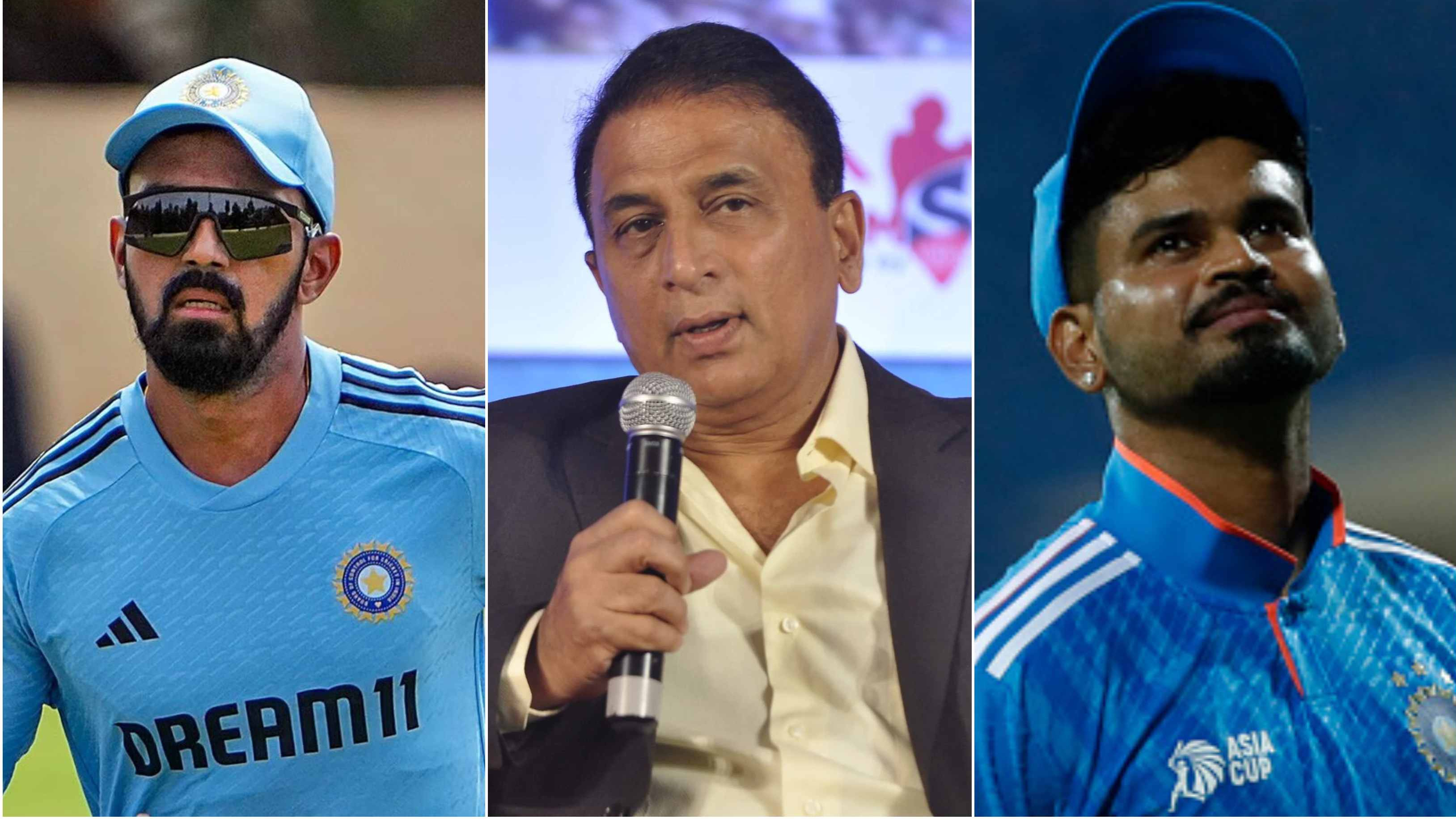 CWC 2023: Gavaskar expects KL Rahul and Shreyas Iyer to compete for a middle-order spot