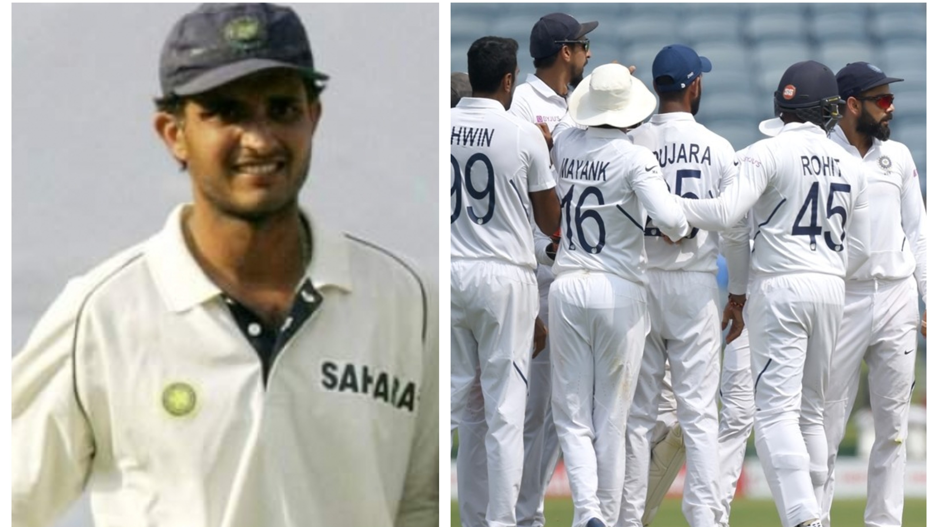 Ganguly names five players he would pick from current Indian Test team to the side he captained
