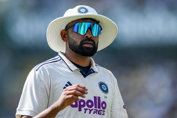 Siraj's availability for the one-off Test currently hangs in balance | Getty