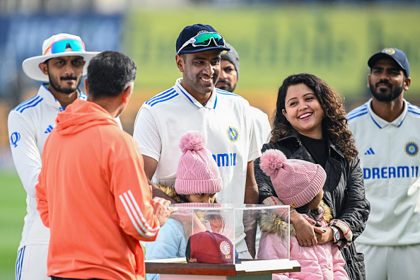 Ravichandran Ashwin with his wife | Getty