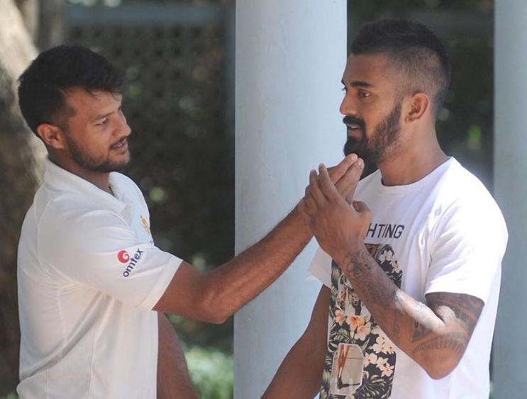 KL Rahul and Mayank Agarwal | Facebook