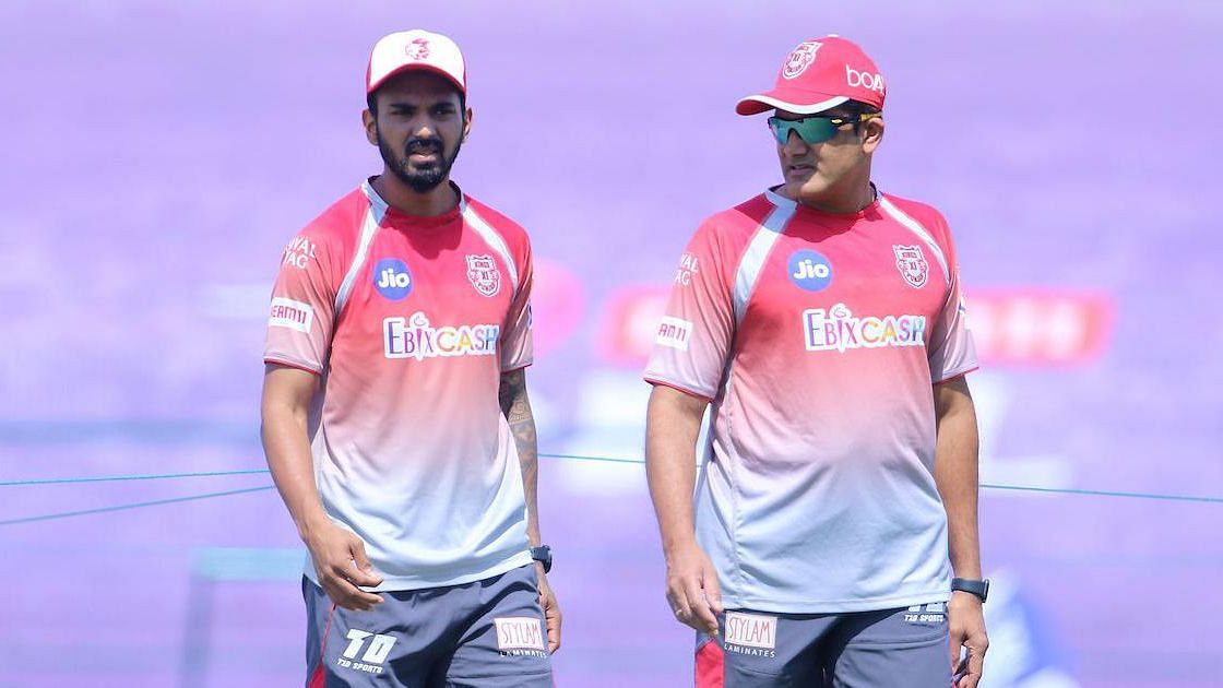 PBKS captain KL Rahul and head coach Anil Kumble | BCCI/IPL