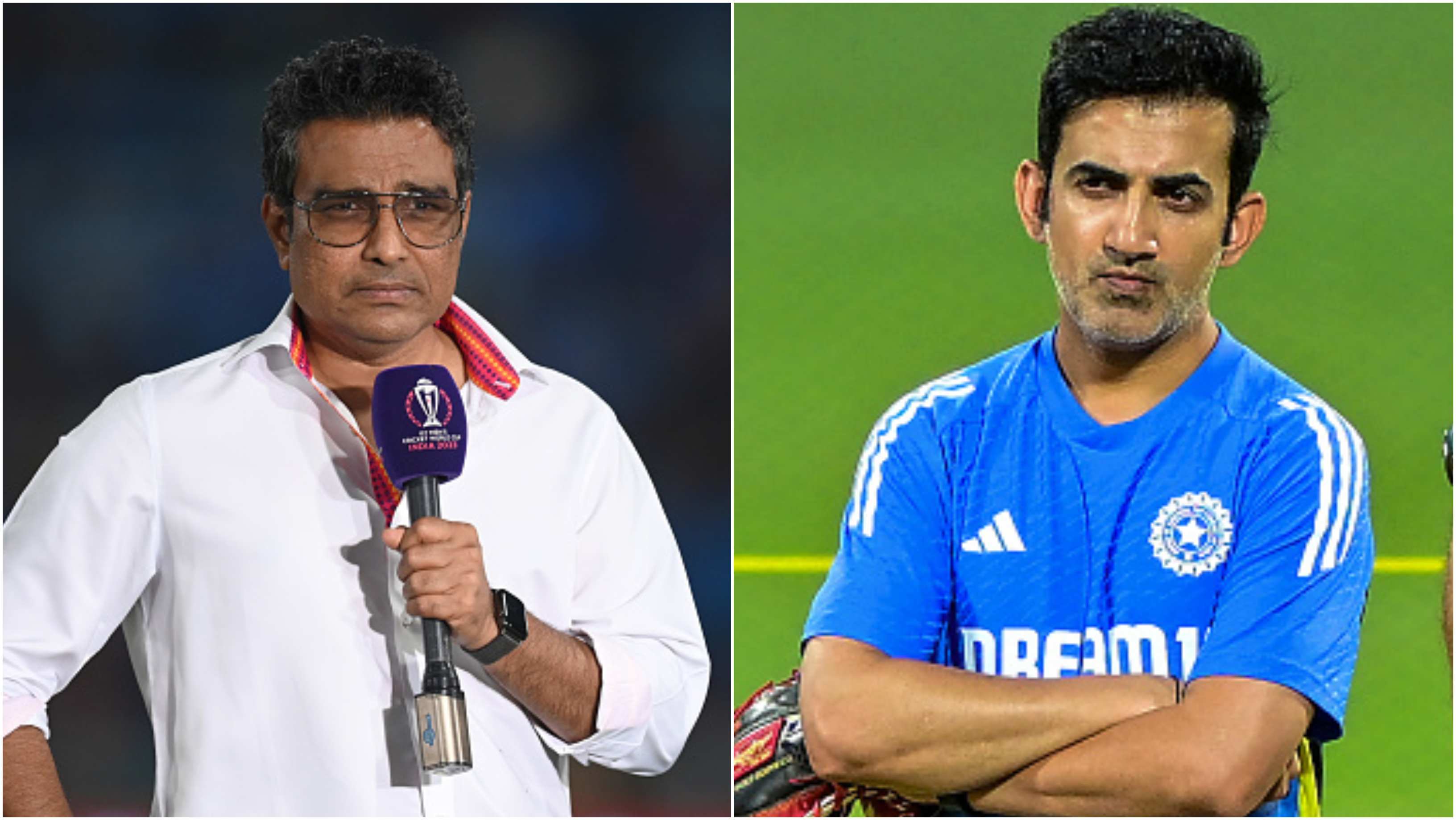 Sanjay Manjrekar and Gautam Gambhir | Getty