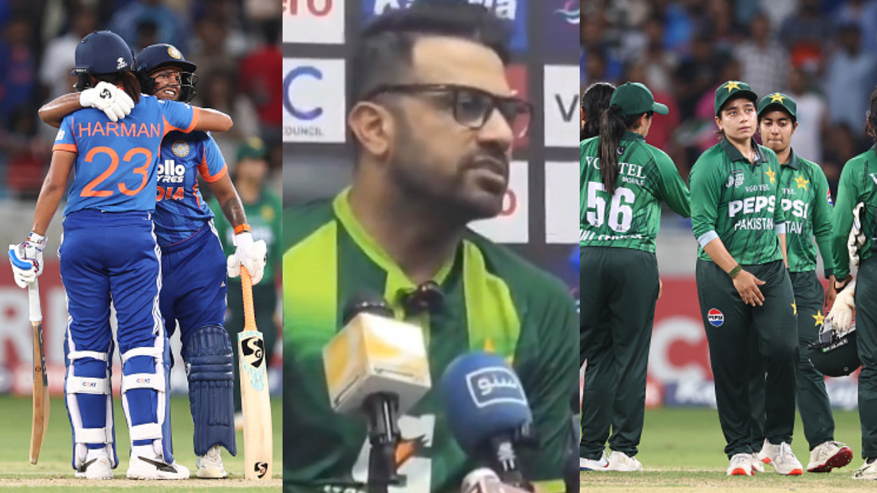 WATCH- “Pakistan is the best side in this Asia Cup”- Wahab Riaz despite 55 all-out and crushing loss against India women