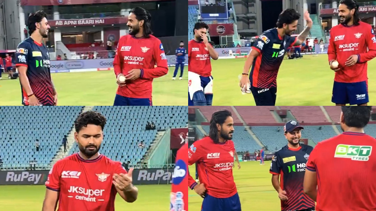 IPL 2026: WATCH- “Bas bahut ho gaya”- Pant intervenes in Rana and Rathi conversation; Kuldeep joins in