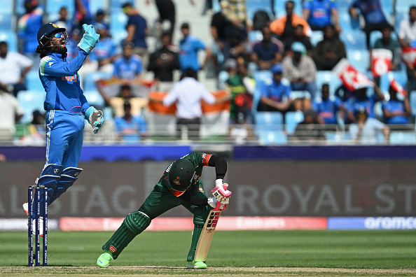 KL Rahul was awarded for his brilliant wicketkeeping in Bangladesh game | Getty