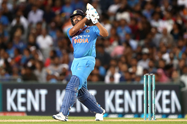 Rohit Sharma is the first Indian batsman to hit 100 sixes in T20I format (photo - getty)
