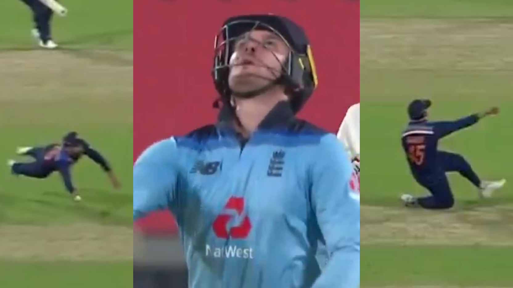 IND v ENG 2021: WATCH- Rohit Sharma’s brilliant fielding costs Jason Roy his wicket