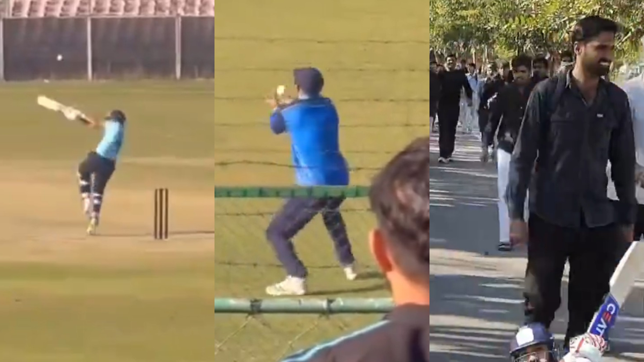 Rohit Sharma's dismissal for a duck led to Jaipur stadium emptying in no time | X