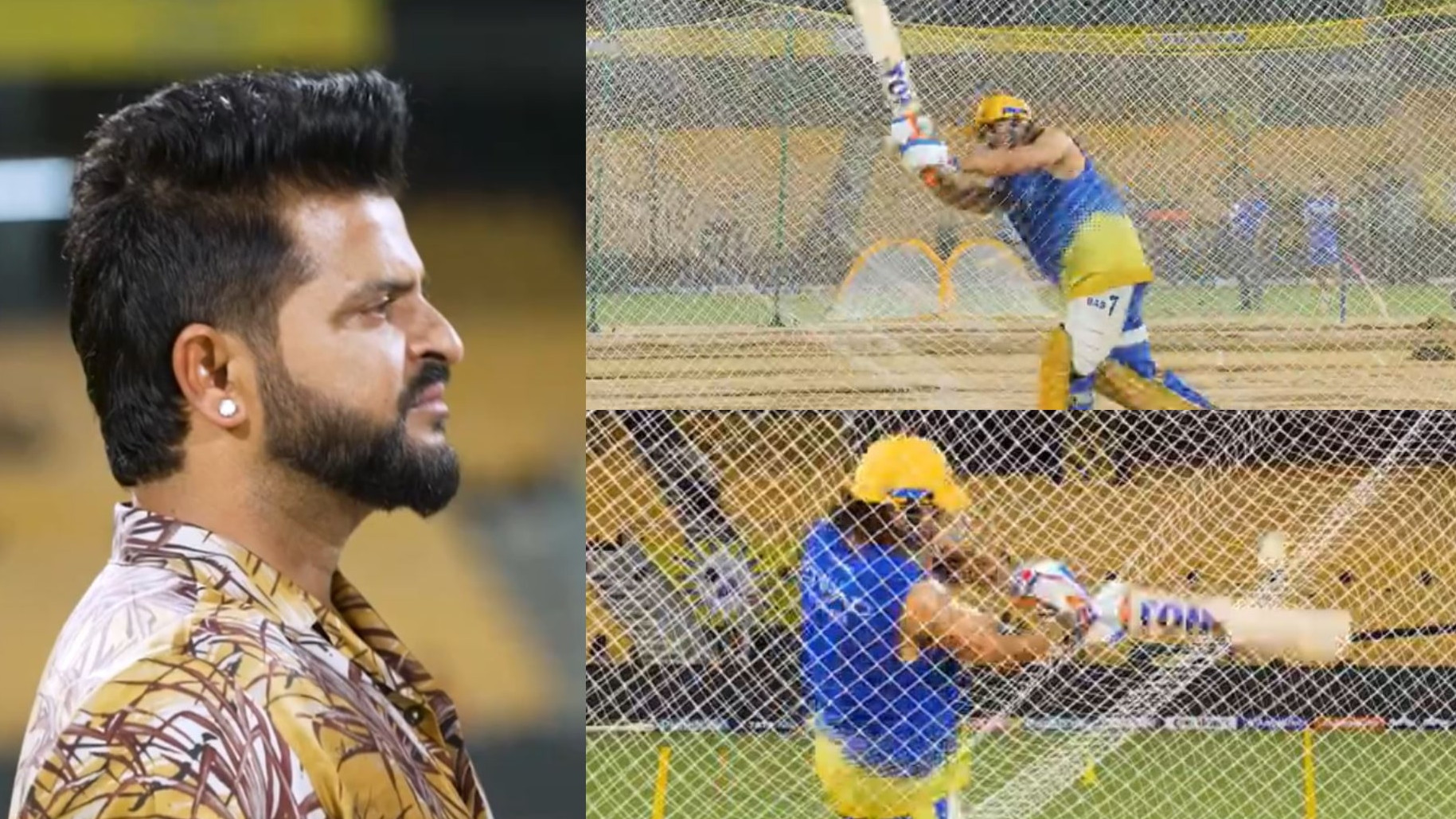 IPL 2024: WATCH-MS Dhoni goes on a six-hitting spree in CSK nets as Suresh Raina looks on