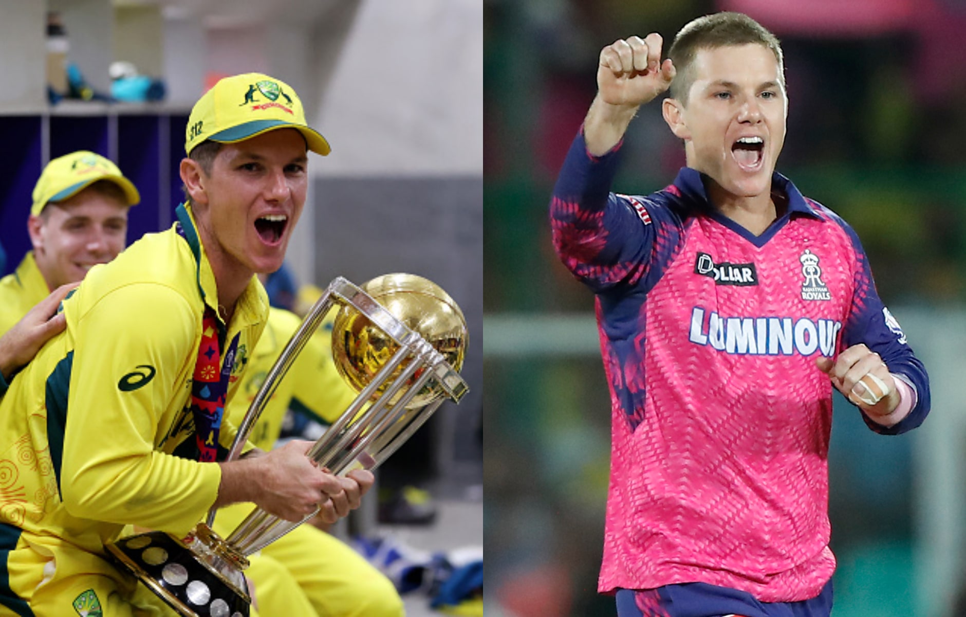 Zampa was part of Australia's 2023 World Cup winning campaign and played for RR in IPL | Getty/BCCI-IPL