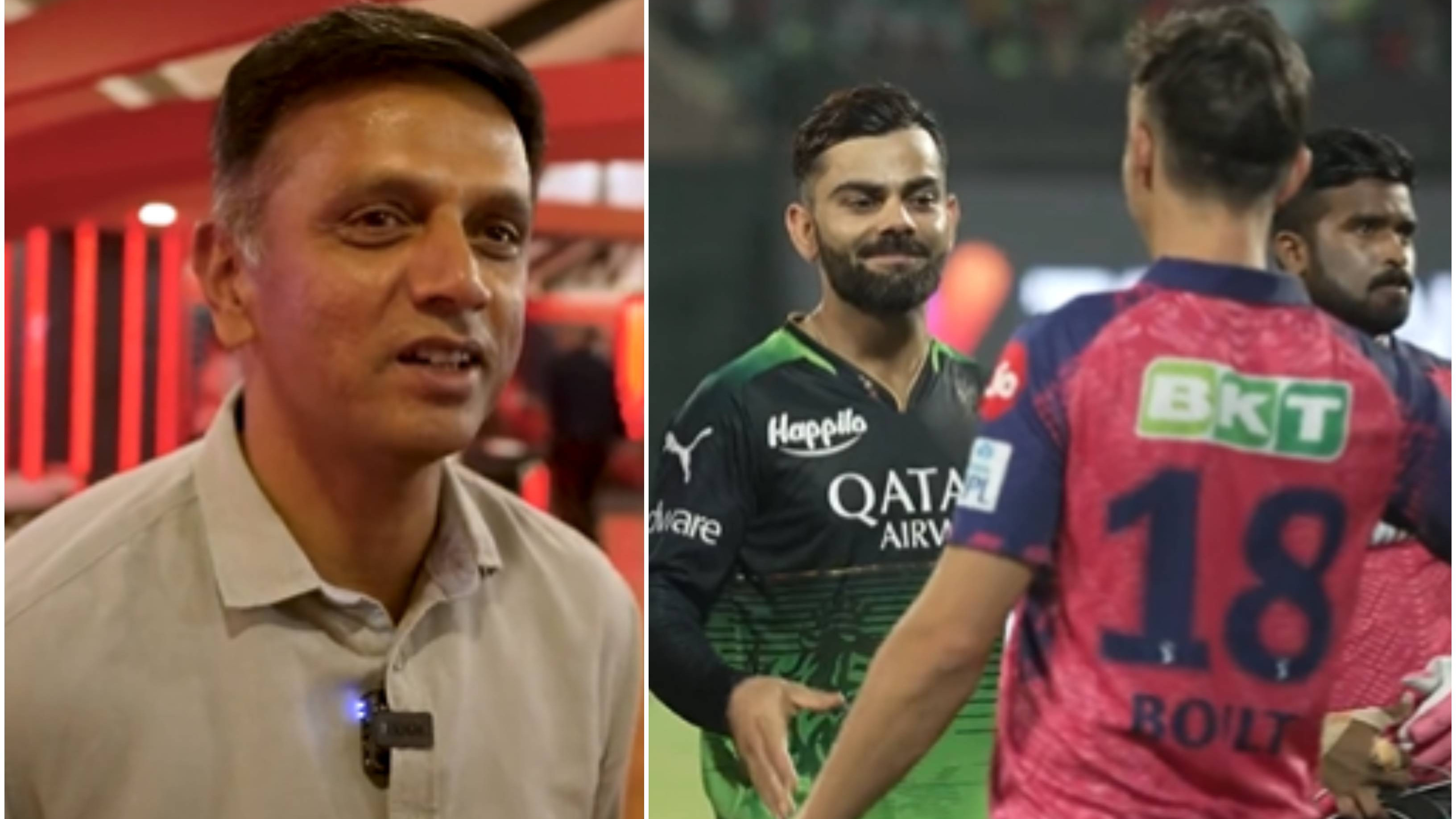 IPL 2023: WATCH – “Relaxing to watch it this way than to watch it as a coach,” Rahul Dravid after attending RCB-RR clash