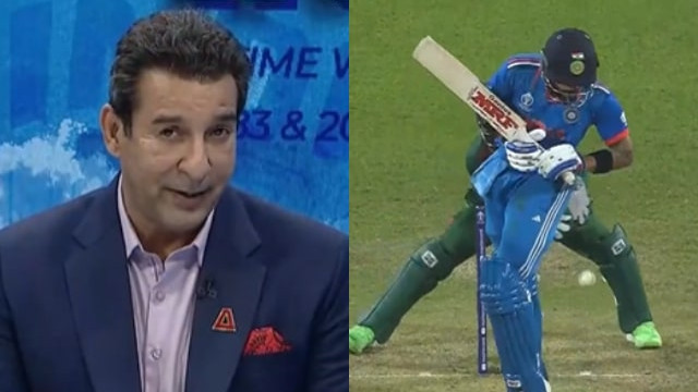 CWC 2023: WATCH- “For people who have nothing to do, who live off this cr*p” - Wasim Akram on “wide” controversy