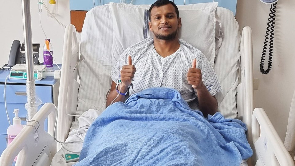 T Natarajan thanks BCCI and medical team after successful knee surgery 