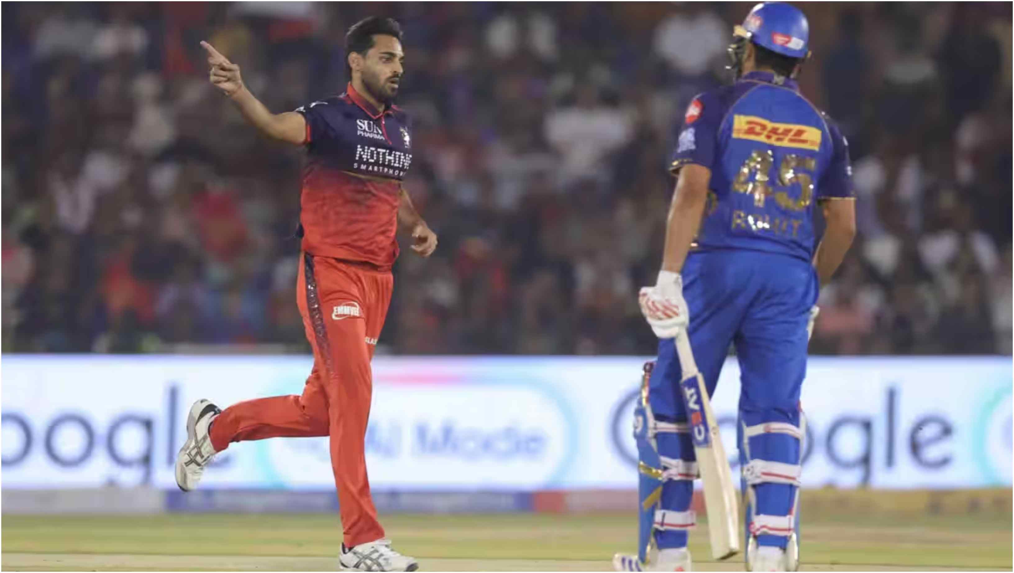RCB's Bhuvneshwar Kumar claimed four wickets against MI | BCCI-IPL
