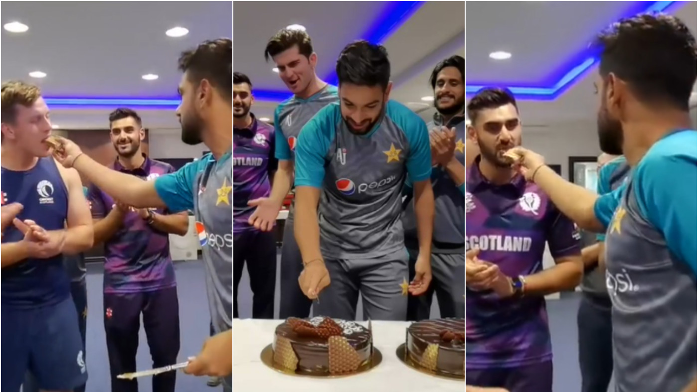 T20 World Cup 2021: WATCH - Pakistan invites Scotland players for Haris Rauf's birthday celebration