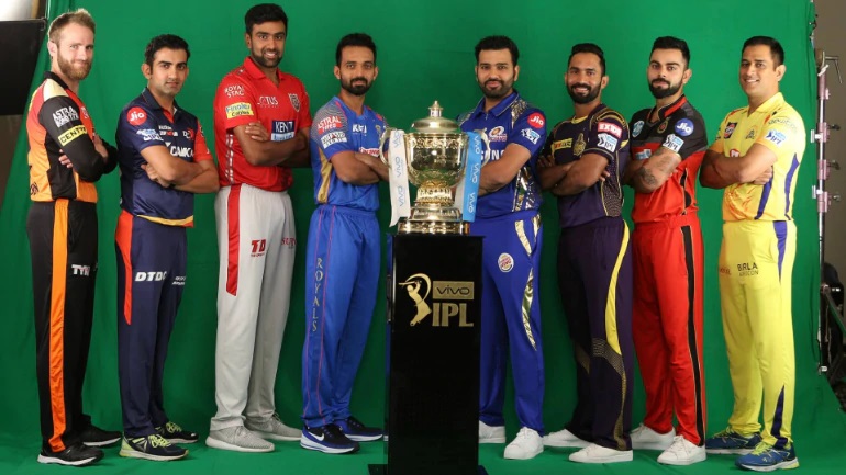 IPL 2018 team captains