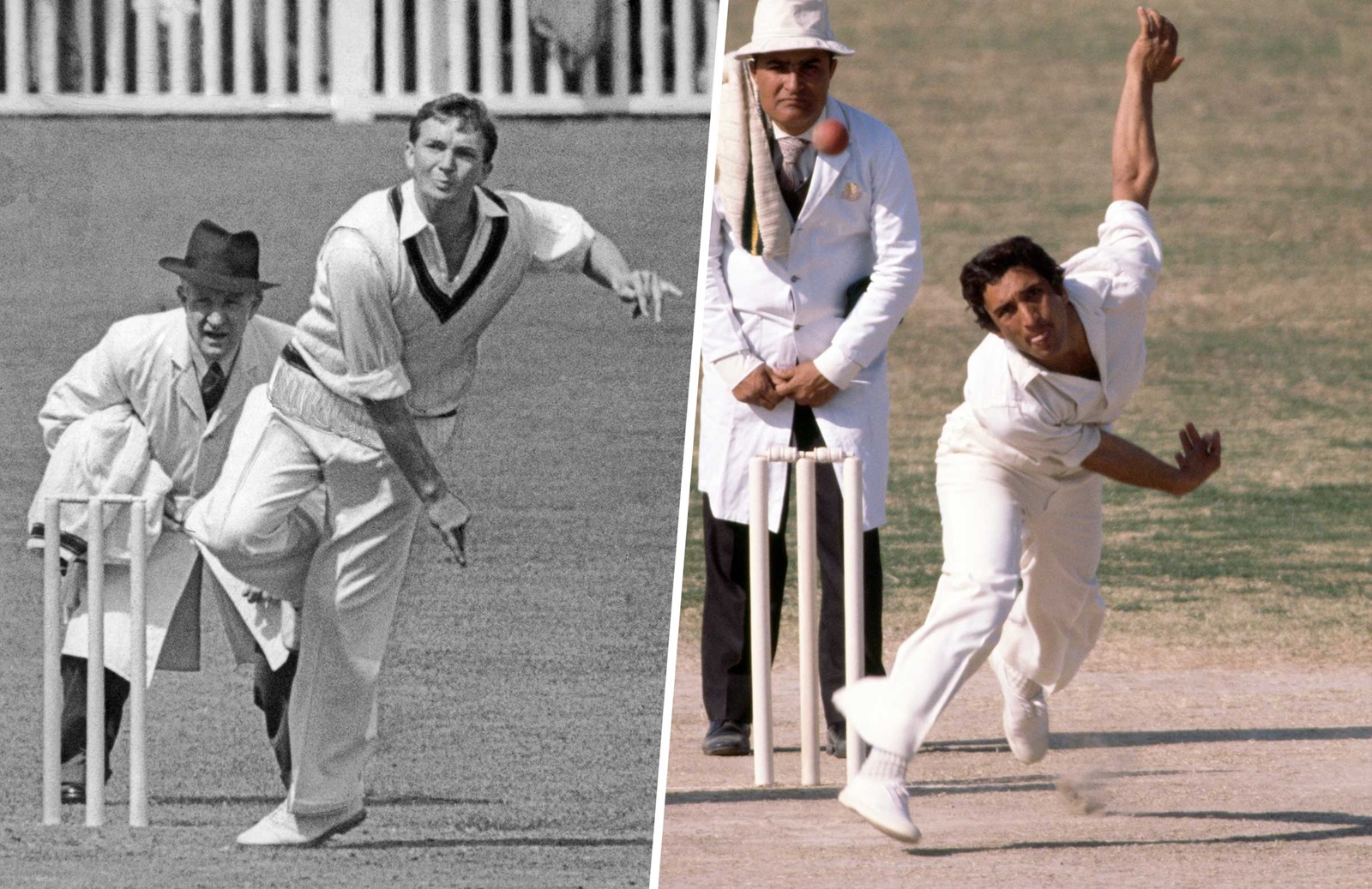 Benaud and Qadir were two of the most respected leg-spinners in cricket history | Getty