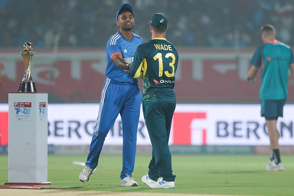 Suryakumar Yadav and Matthew Wade | Getty Images