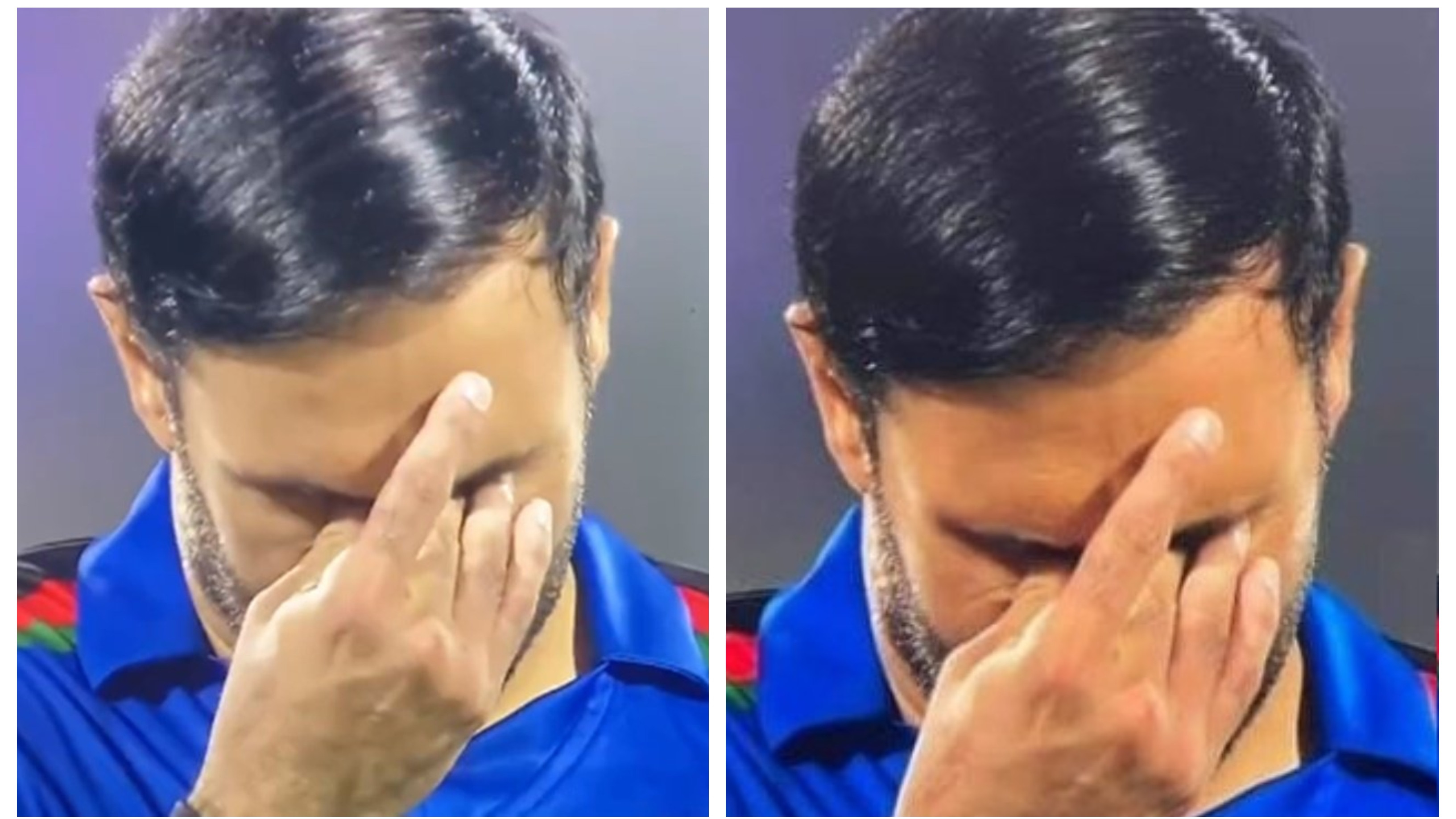 T20 World Cup 2021: WATCH – Afghanistan skipper Mohammad Nabi breaks down during national anthem