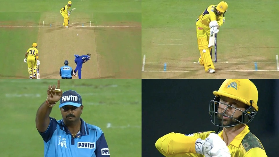 IPL 2022: Twitterverse rages at BCCI for non-availability of DRS as CSK lose Conway to controversial LBW decision