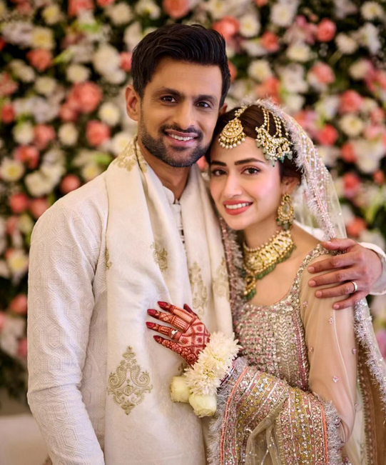 Shoaib Malik and Sana Javed | Instagram