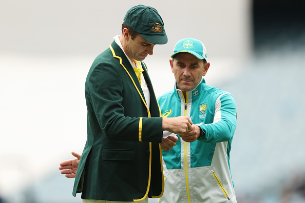 Pat Cummins and Justin Langer | Getty 