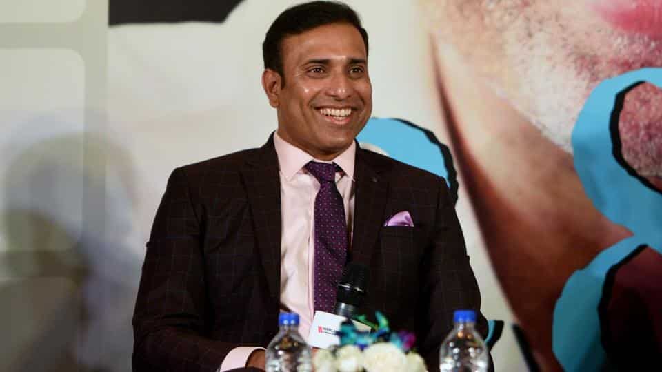 VVS LAxman during the launch on his book 281 and beyond | Satyabrata Tripathy/HT Photo
