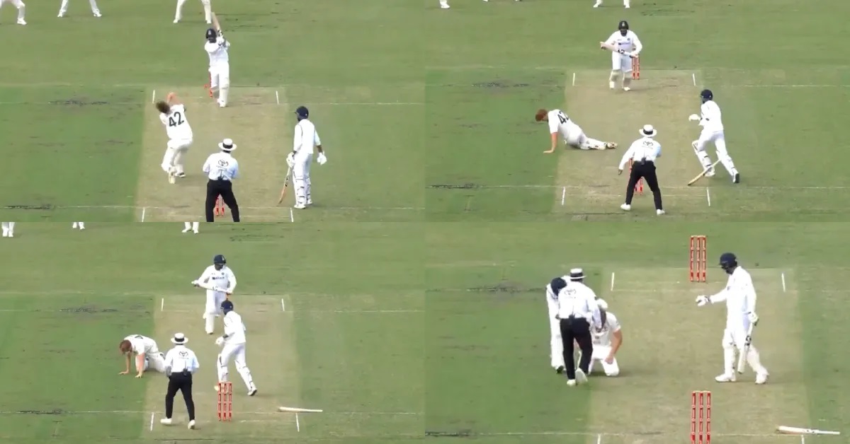 Siraj check on Green immediately after he was hit | Twitter