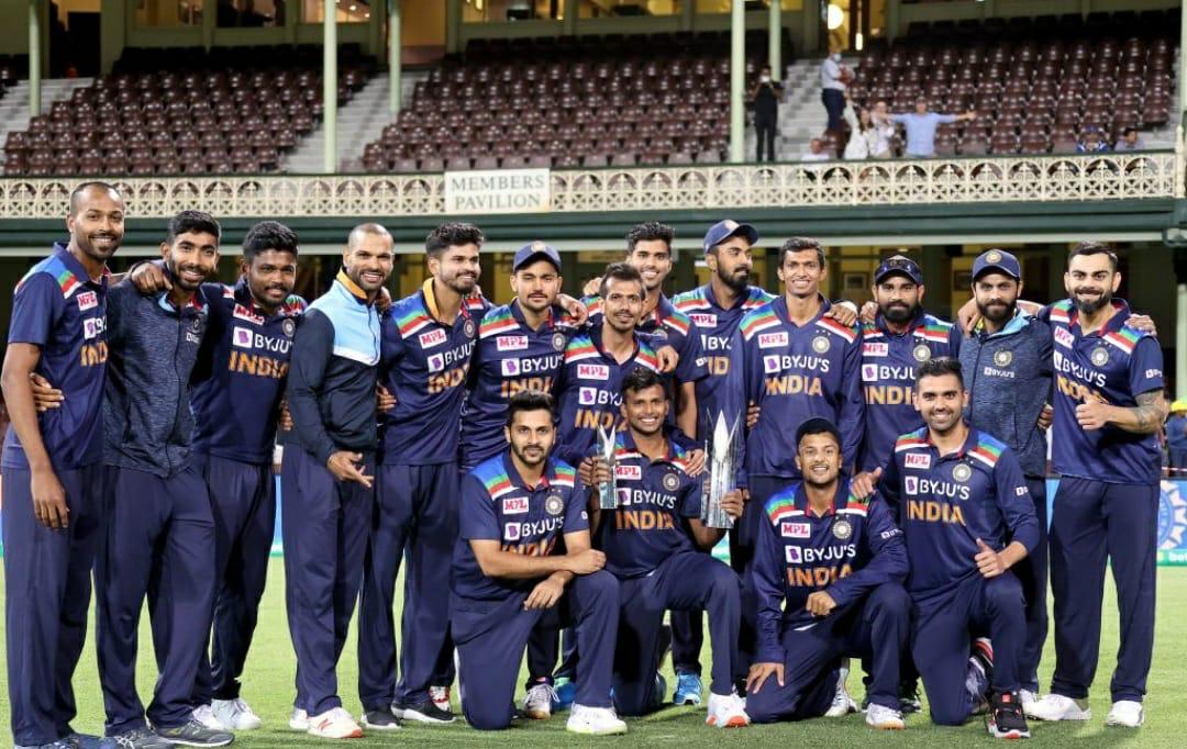 Team India won T20I series by 2-1 | BCCI Twitter