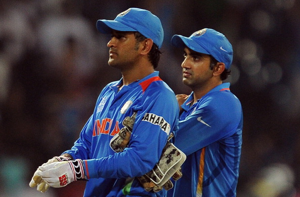 MS Dhoni and Gautam Gambhir | Getty 